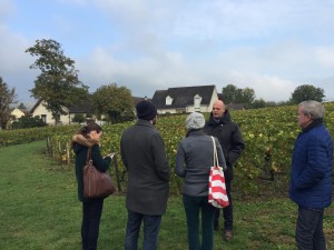 Le Clos St Hilaire - Billecart ambassador Jerôme explaining what it is that makes this parcel so special